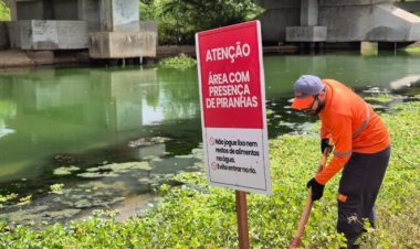 PREFEITURA INSTALA PLACAS DE ALERTA EM PREVENÇÃO A ATAQUES DE PIRANHAS NO RIO AÇU